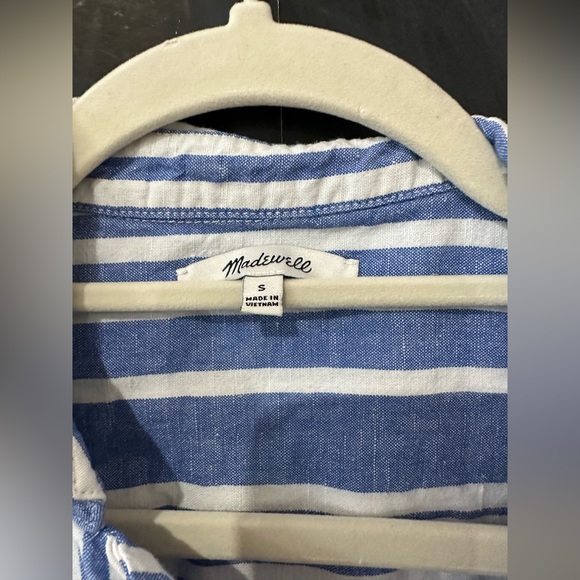 Madewell Courier Button-Back Shirt in Hinsdale Stripe - Picture 13 of 13